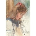 thumbnail image 2 of Barbara Elisabeth van Houten 17x24 Black Ornate Framed Double Matted Museum Art Print Titled: Girl Portrait of Marietje Van Houten (1872 - 1950), 2 of 5