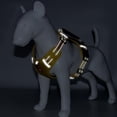 thumbnail image 4 of DUOMM HT-524 Arnés de seguridad reflectante para perros y mascotas, transpirable, con asa de control, talla S, amarillo, 4 of 5