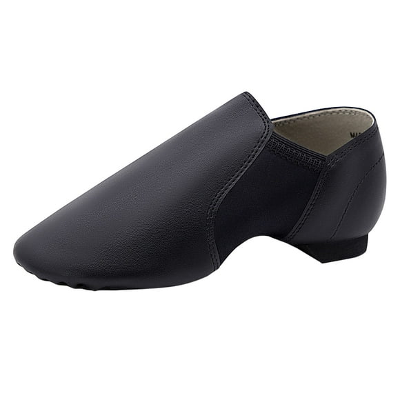 ARCLIBER Chaussures de Jazz Noires pour Femmes/grand Enfant à Enfiler 7M US