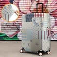 thumbnail image 4 of Pioneer Flower Floral Print Pattern Luggage Cover Fashion Suitcase Cover Baggage Covers Fit 25-28 Inch Luggage (Go Travel), 4 of 5
