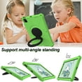 thumbnail image 6 of Dteck Kids Case for iPad Pro 11 inch 4th 3rd 2nd Gen,iPad Air 5th 4th Gen 10.9" Shockproof EVA Case 360° Rotating Stand Hand Grip Cover with Shoulder Strap for iPad Pro 11 2022/2021/2020/2018,Green, 6 of 7