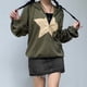 thumbnail image 1 of Abrigo Sudadera informal para mujer estilo Harajuku Vintage holgado ajuste traje diario de gran tamaño Cgtredaw Verde T S para Mujer, 1 of 9