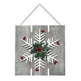 thumbnail image 1 of De Personalizados Cartel De licencia Colgante De Navidad Club House Decoraciones Blanco BLESIY Letreros colgantes de madera, 1 of 8