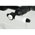 thumbnail image 3 of Kingston Brass KS2440BPL Bel-Air Double-Handle Wall-Mount Bridge Kitchen Faucet, Matte Black, 3 of 7