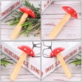 thumbnail image 3 of RENACLIPY 2 Pcs Outil Léger en Bois Rouge pour Repriser les Champignons pour Réparer Chaussettes et Chandails, 3 of 7
