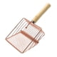 thumbnail image 1 of Recogedor de arena para gatos, recogedor de residuos de arena para gatos, limpieza de mascotas para cachorros bola de acero de oro rosa, 1 of 9