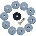 thumbnail image 2 of Deslizadores de teflón redondos para muebles, con tornillos, 20 unidades, deslizadores de teflón para muebles, deslizadores de teflón para clavar, 22 mm, 2 of 5