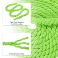 thumbnail image 3 of Unique Bargains 1/2'x16' Natural Twisted Cotton Rope 3 Strand Soft Craft Rope with Drawstring Bag Fluorescent Green 2 Pack, 3 of 6