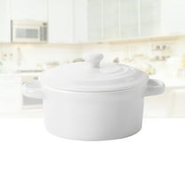 ROSENICE Ceramic Cereal Bowls White 1Pcs 200ml 5.5x3.5x1.9in