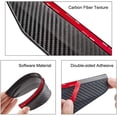 thumbnail image 3 of 2 protectores de lluvia para espejo retrovisor, protector de humo, espejo lateral universal de fibra de carbono, ceja de lluvia para coches, accesorios de cubierta de espejo retrovisor (fibra de carbono) esquí esquí Gafas de esquí, 3 of 5