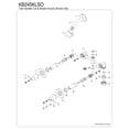 thumbnail image 3 of Kingston Brass KB245KLSO Knight Double-Handle Shower Faucet, Oil Rubbed Bronze, 3 of 4