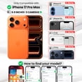 thumbnail image 2 of Entronix 3-Piece Combo for iPhone 17 Pro Max, Silicone Case 2 Screen Protector, Red, 2 of 7