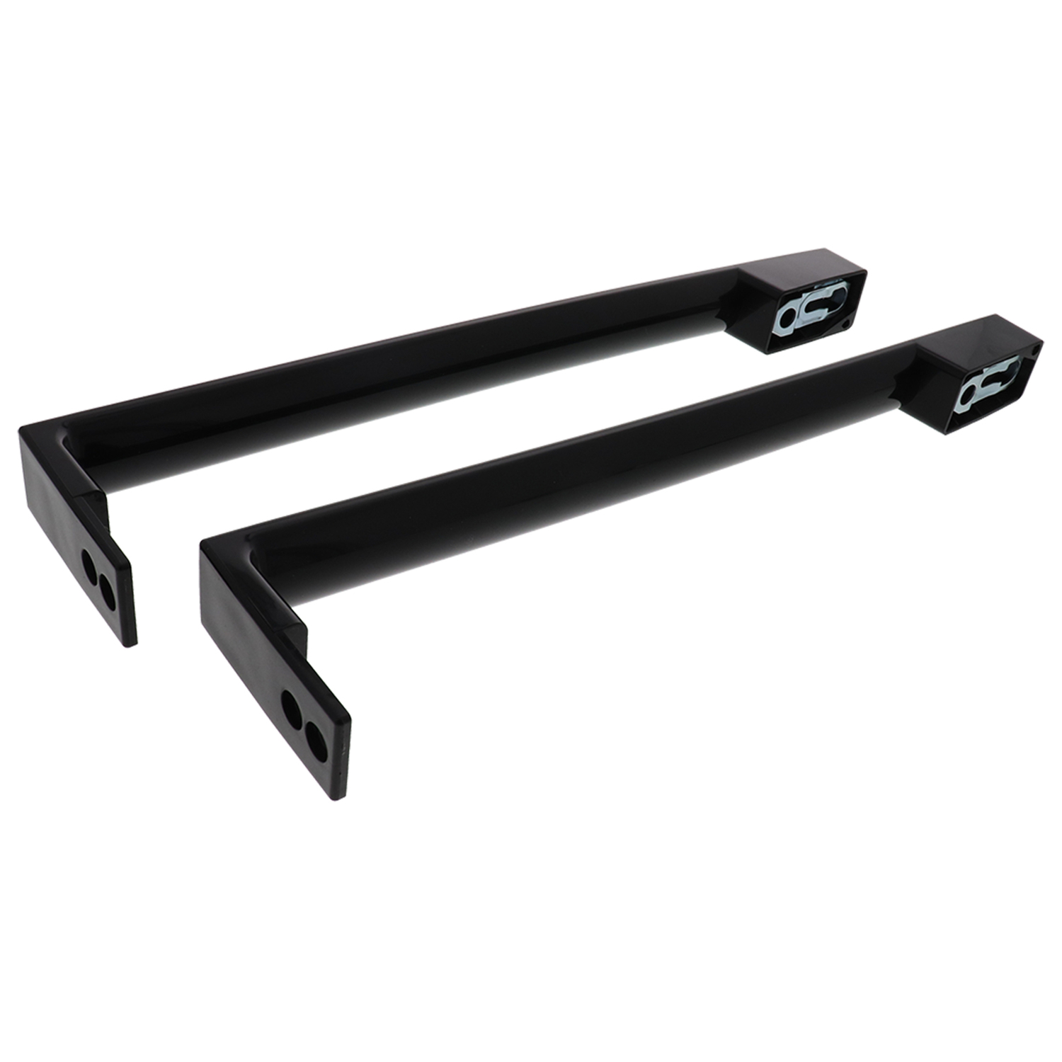 ERP Replacement Refrigerator Door Handle Set, Black, for GE Part Number WR12X32350