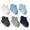 Blue, variant on uublik Toddler Fuzzy Socks Knitted Solid Colour Grippy Socks 1-3 Years Old 6 Pairs