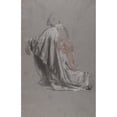 thumbnail image 3 of Isidore Pils 11x14 Black Modern Framed Museum Art Print Titled - Drapery Study for a Bishop (19th Century), 3 of 5