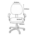 thumbnail image 2 of Fundas universales lavables para silla giratoria de oficina y computadora, 2 of 2
