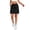 Black #005, variant on Womens Cargo Skort Skirt Drawstring Stretchy Summer Skirts with 4 Pockets Golf Travel Hiking Skorts M