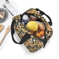 thumbnail image 4 of Lsque Mushrooms Honeycomb Pattern Lunch Bag Women/Men Insulated Lunch Box,Small Leakproof Cooler Food Lunch Containers Reusable High Capacity Lunch Tote Bags, 4 of 6