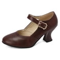 thumbnail image 2 of Mary Jane High Heels Ankle Slingback Dress Shoes for Women Party Dating with Buckle Strap, 2 of 9