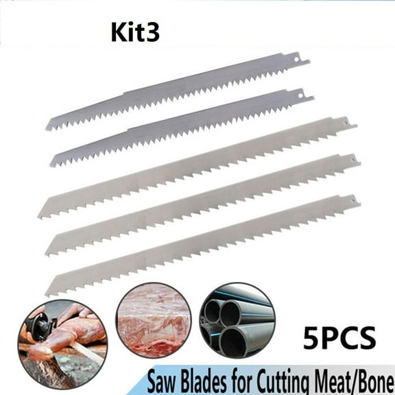 5pcs Reciprocating Saw Blade Power Tool Accessories Household Jigsaw Blade For Wood Metal bone meat bamboo Cutting Tools