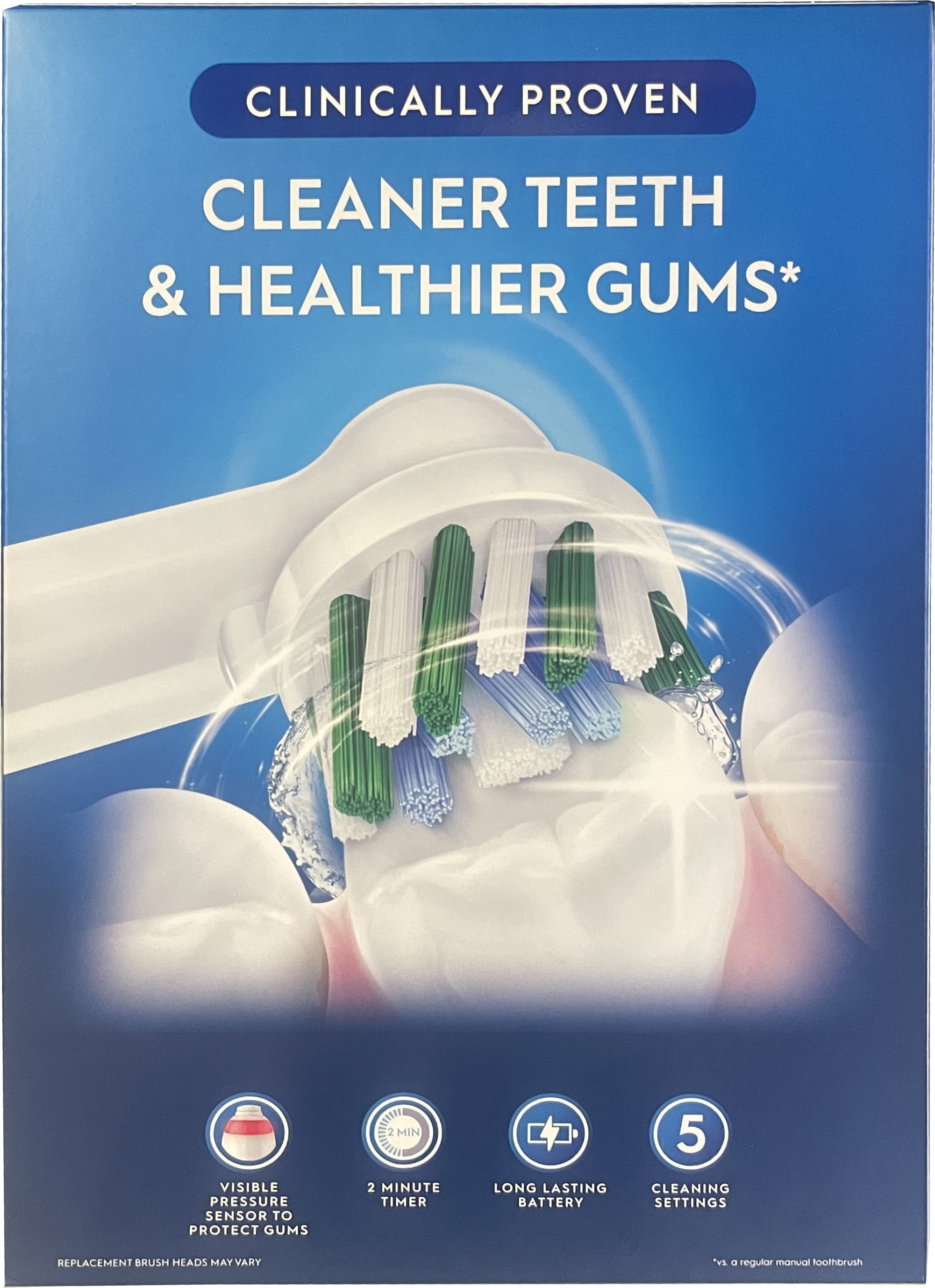 Oral-B Smart Clean 360 Rechargeable Toothbrushes, 2 Pack - Walmart.com