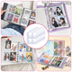 thumbnail image 5 of Fundas para tarjetas fotográficas para carpetas A5 de 6 anillos, 30 piezas ultra-claras fundas para tarjetas comerciales de 2,5x3,5 pulgadas, fundas para tarjetas fotográficas Kpop de doble cara, 5 of 8