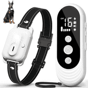 Dog Shock Collar, 3300ft Dog Training Collar with Remote, IPX7 Waterproof Rechargeable Sleek Modern Shock Collar with Beep, Vibration, Safety Shock, 8-120 lbs