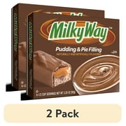 (2 pack) MILKY WAY™ Milk Chocolate Pudding & Pie Filling, Fat-Free, 3.03 oz, Box