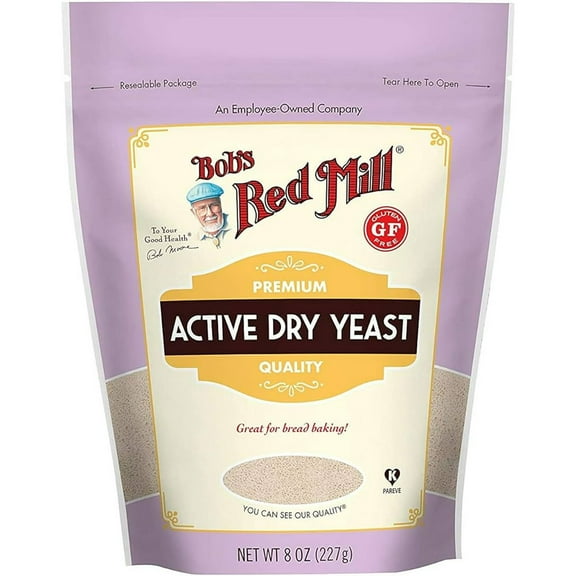 Bob's Red Mill Active OKA4 Dry Yeast (8 Ounce (Pack of 2)