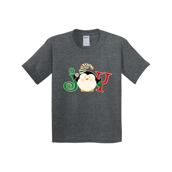 Inktastic Christmas Penguin Joy 2 Youth T-Shirt