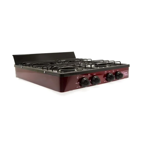 PARRILLA 4 QUEMADORES DE GAS COLOR VINO MARCA SUPERFLAMA Super Flama 4Q/V