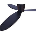 thumbnail image 4 of Lucci Air Radar 52" Flush Mount DC Ceiling Fan with Remote, Black Low Profile Ceiling Fan, 4 of 4