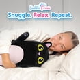 thumbnail image 3 of Almohada corporal de felpa Cuddle Paws Black Cat para niños, 120 cm, 3 of 7