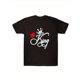 thumbnail image 2 of Couple Front Print T-shirt King & Queen Graphic Tee Summer Casual Tee Top for Boyfriend Girlfriend Tee For Adult, Men, Women, Teen, Teenager, Adolescent, Youth., 2 of 6