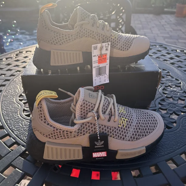 Ad-id-as Marvel x NMD_R1 Trail Groot Men's Athletic Shoes GX1208 Size 4