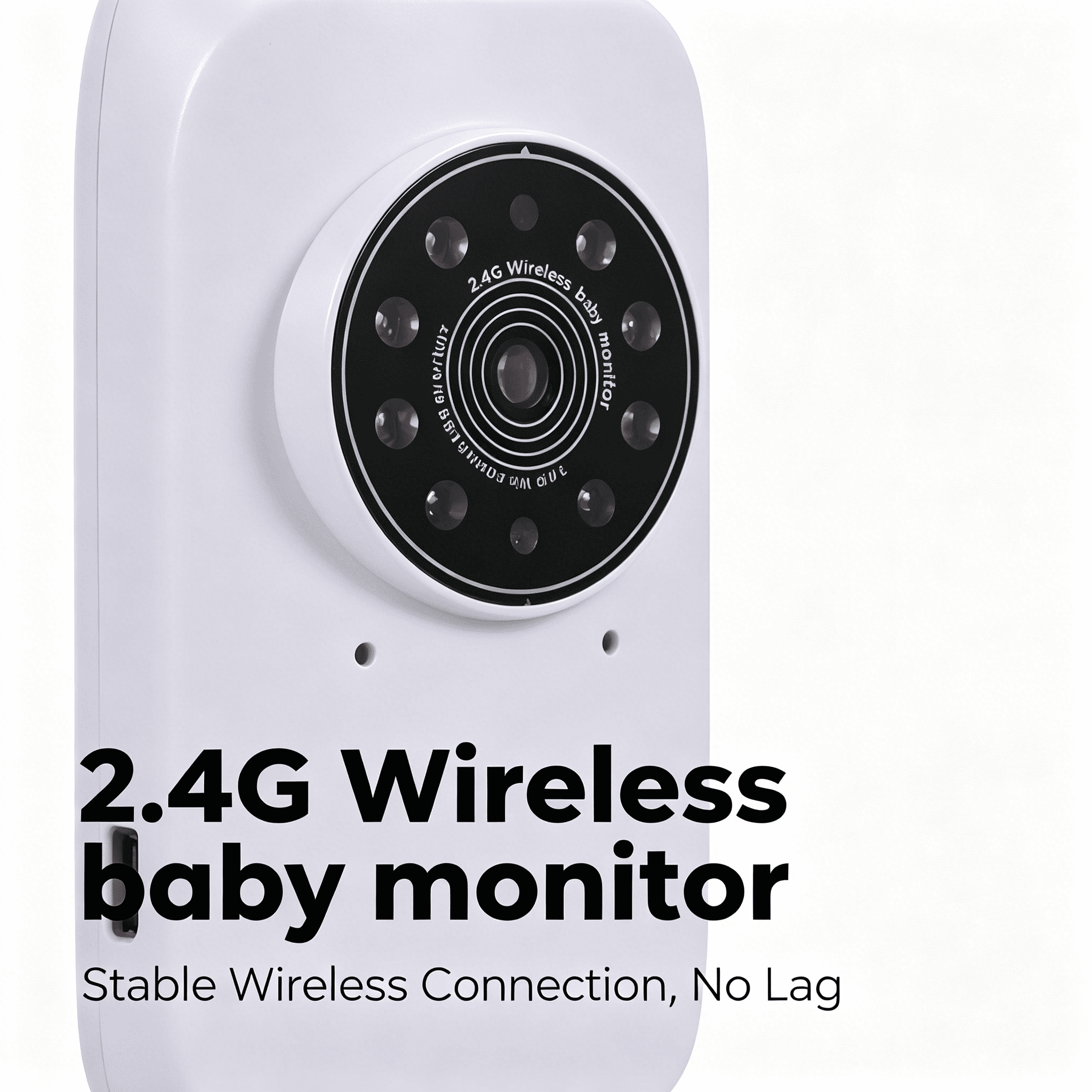 GJX 2026 New Wireless Audio Baby Monitor Digital Video Baby Monitor 2.4-Inch Color Tft with 5 Lullabies Infrared Night Vision Two-Way Talk Back Vox Mode Temperature Detection
