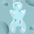 thumbnail image 1 of Soporte para el cuerpo del Cabezal del Asiento Infantil, Protector del Alave Engrosado del ala del ala del asiento infantil inserto del asiento del automóril, 1 of 7