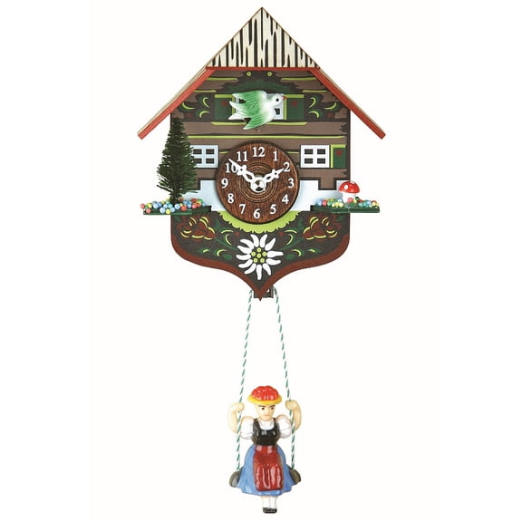 Kuckulino Black Forest Clock Black Forest House with quartz movement and cuckoo chime  TU 2013 SQ