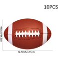 thumbnail image 5 of Qucyy 10PCS Football Oval Paper Plates Tableware Party Paper Plates American Football Rugby Party Cutlery Set Tableware Set Disposable for Theme Birthday Tailgate Party Decorations L/Rugby Plate 10pc, 5 of 5