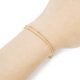 thumbnail image 2 of Pulsera de cadena de cobre BLESIY con abalorios y clip de langosta Color Plateado Dorado 18 + 5 CM Ancho 1, 2 of 8