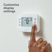 Honeywell Thermostat, 5-2 Day Digital Programmable Thermostat, White