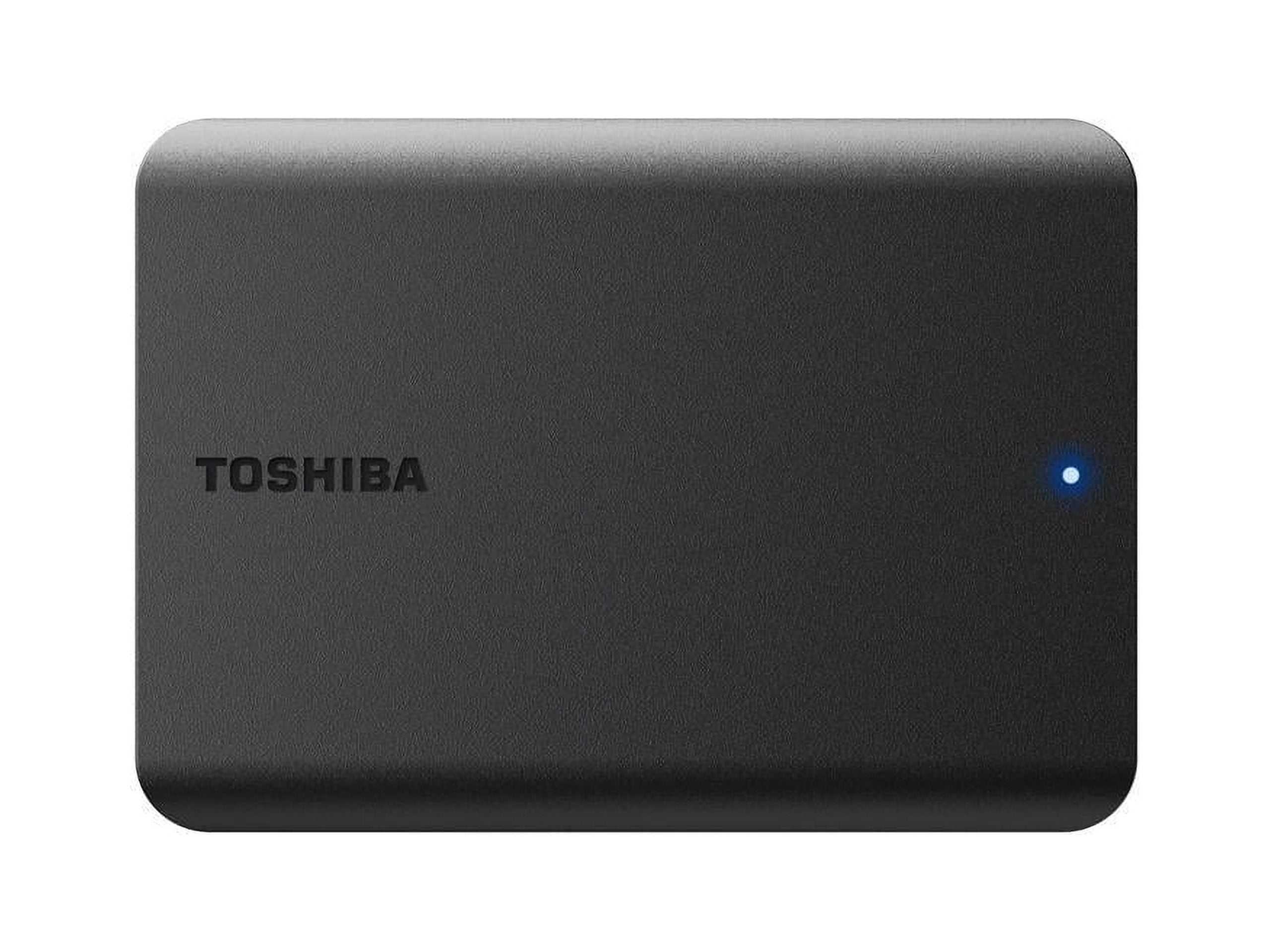TOSHIBA 2TB Canvio Basics Portable Hard Drive USB 3.0 Model HDTB520XK3AA  Matte Black 