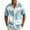 hgg040-Multicolor, variant on Yaoyar Men's Vibrant Hawaiian Print Short Sleeve Camp Collar Shirt Breathable Lightweight Summer Vacation Tee