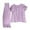 Light Purple, variant on REDARER Girls Summer Outfits Sets Casual Comfortable Round Neck Elastic Waist Indoor Wear,12-16 Years