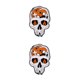 thumbnail image 1 of Pin esmaltado Advancent serie Halloween broche de aleación esqueleto humano 2Conjunto, 1 of 6