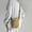 White Khaki, variant on Sling Bag Crossbody Chest Shoulder Purse | One Strap Travel Bag with Earphone Hole | Adjustable Strap | Compact Large Capacity | Fits 7.9" Tablet | White Khaki | 14x5x20cm | Unisex
