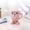 Pink, variant on Easy to Clean Cute Wheat Straw Cartoon Toothbrush Cup and Mouthwash Cup, Reusable Water Mug Simple Breakfast Drinking Cup Camping Tea Beverage Mug
