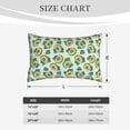thumbnail image 3 of Fotbe Avocado Sleeping Pillow Cases - Envelope Closure - Luxury, Extra Soft, Cooling Pillow Covers - Wrinkle, Fade, Stain Resistant-16"x24", 3 of 8