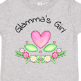 thumbnail image 4 of Inktastic Glamma's Girl- Heart Flowers Girls Toddler T-Shirt, 4 of 5