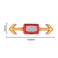 thumbnail image 1 of Luz trasera LED para bicicleta Luz trasera de advertencia recargable ligera (Rojo) Ndcxsfigh Accesorios para bicicletas, 1 of 3